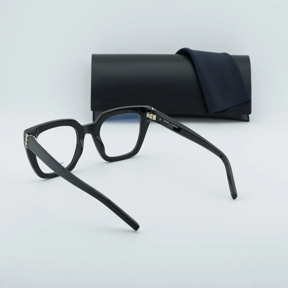 Saint Laurent SL M143 OPT 001 Square Eyeglasses – Black 51mm